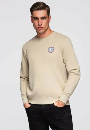 WITH PATCH  - Sudadera - beige