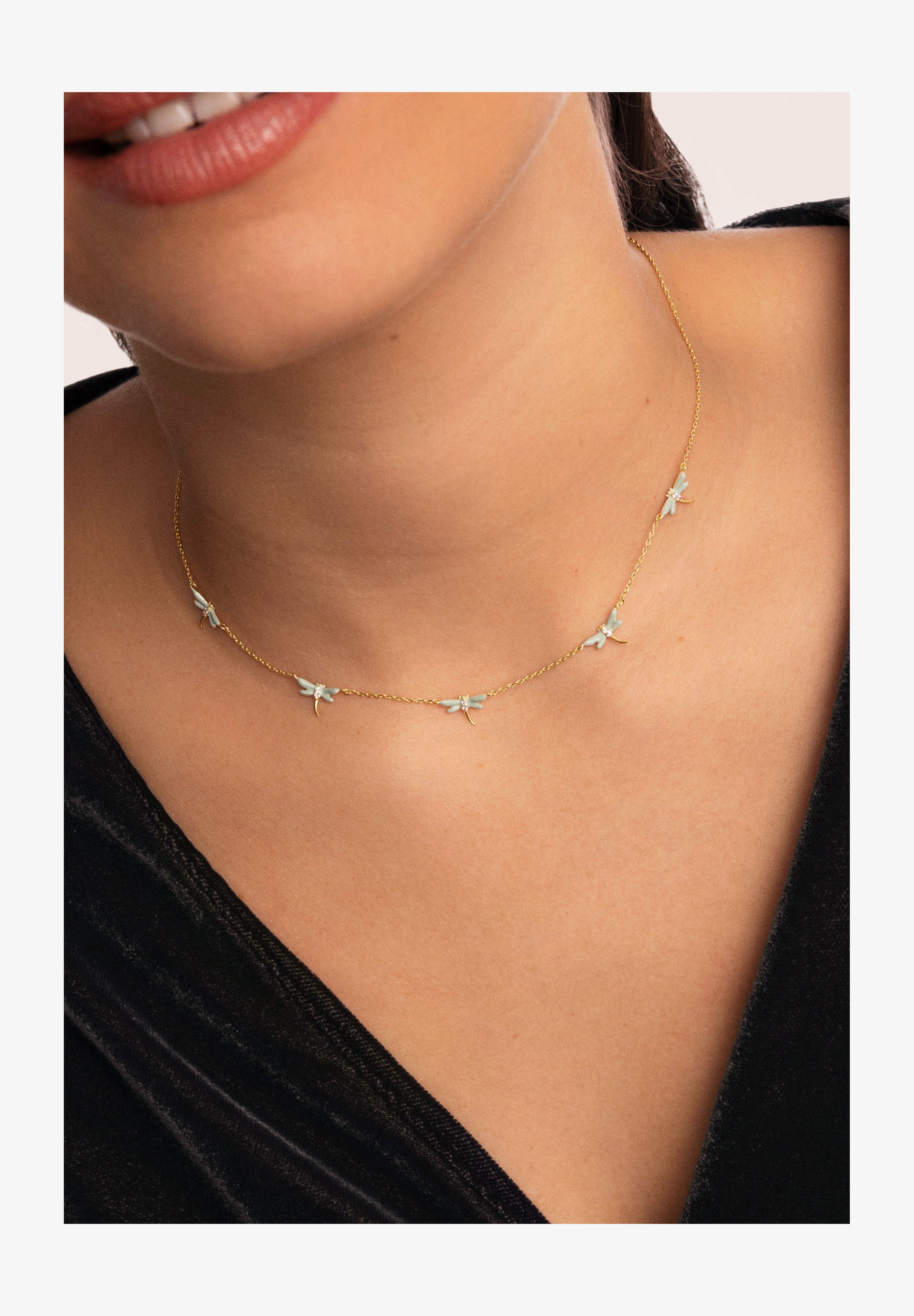 SINGULARU Collana Zinnia Floreale 35+5 Cm – Ottone Placcato Oro 18K, Gioiello Boho Donna