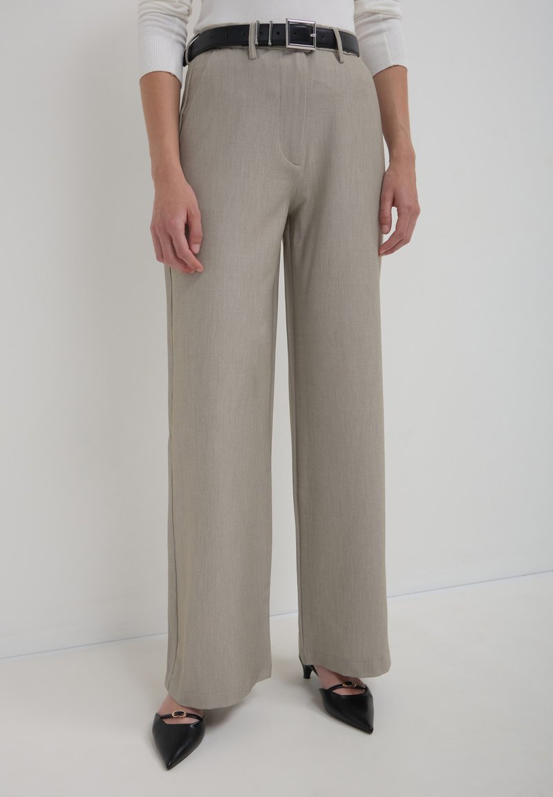 Calliope MELANGE - Wide Leg - beige