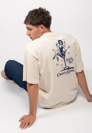 Kaotiko UNISEX - Print T-shirt - ivory