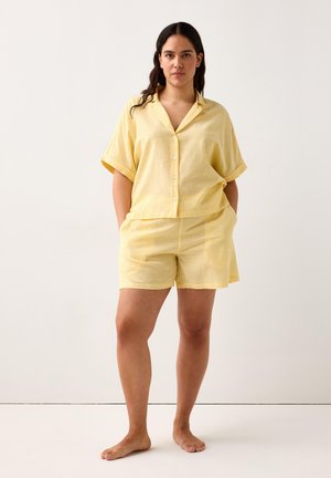 Lindex, LINDEX PYJAMA SET LINDEX - Nattøj sæt - light dusty yellow