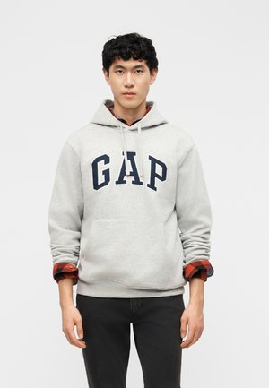 CORE ARCH - Pulover s kapuco - light heather grey