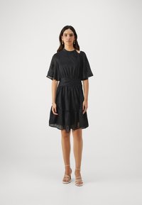 Bruuns Bazaar - GILLYWINEBBMEJRA DRESS - Juhlamekko - black Pienoiskuva 1