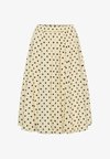 MWNADA BALOON SKIRT - A-vonalú szoknya - lemon icing w dots