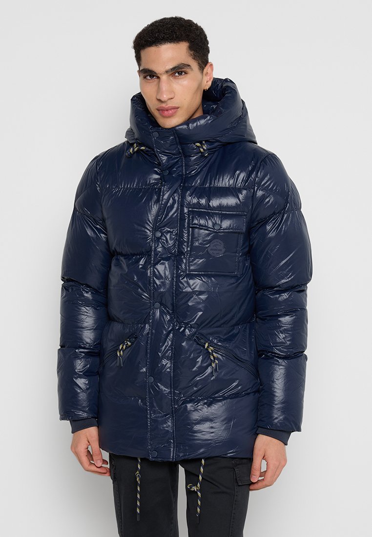 INDICODE JEANS Wintermantel donkerblauw