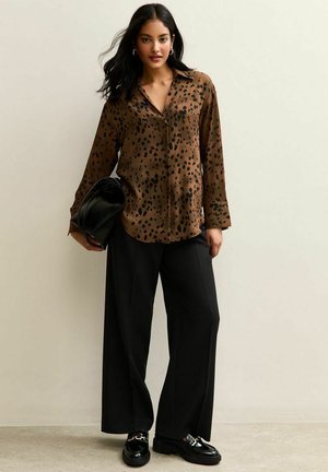 SPOT PRINT  - Camicia - brown pattern