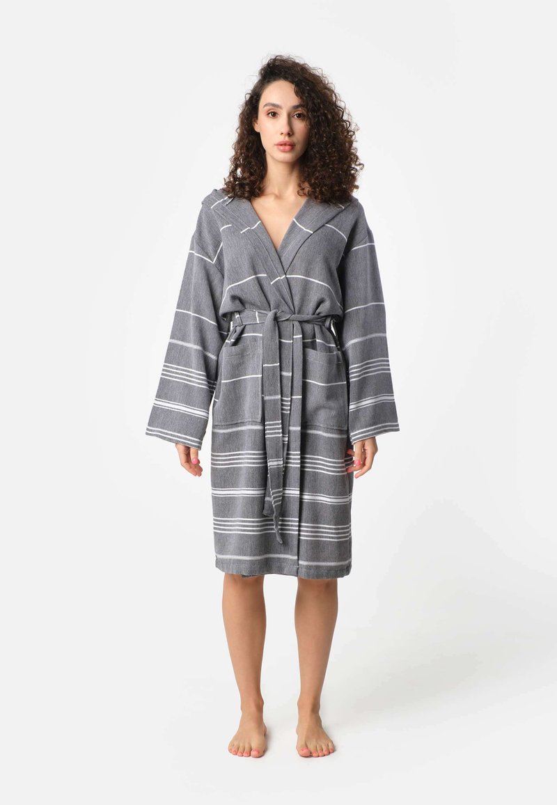 MAЯSIKØH - AURA ROBE - Dressing gown - black, Enlarge