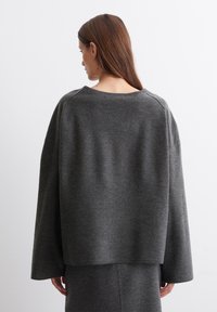 Marc O'Polo LONGSLEEVE ROUNDNECK - Strickpullover - deep grey melange