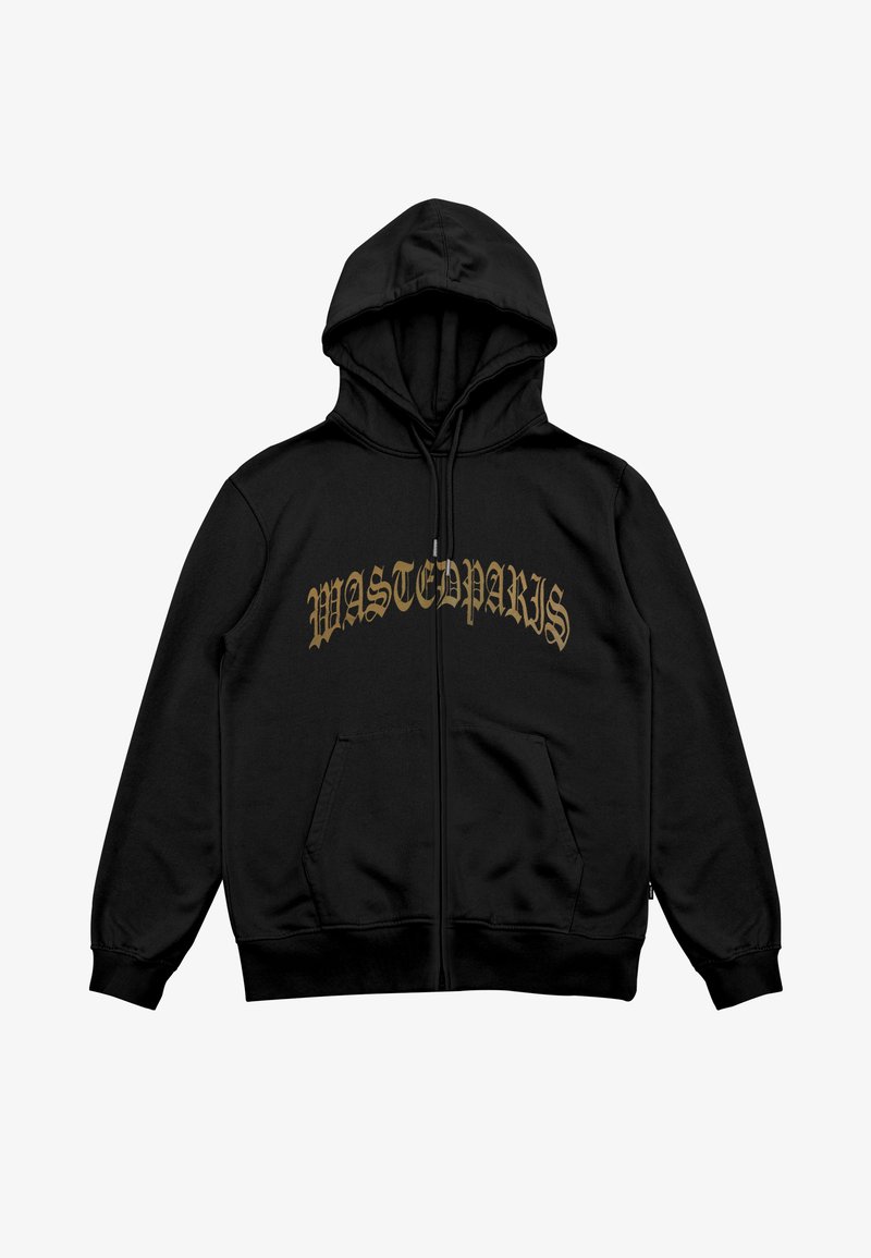 Wasted Paris Sweater met rits zwart