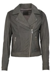 Mustang Leren jas - dark grey