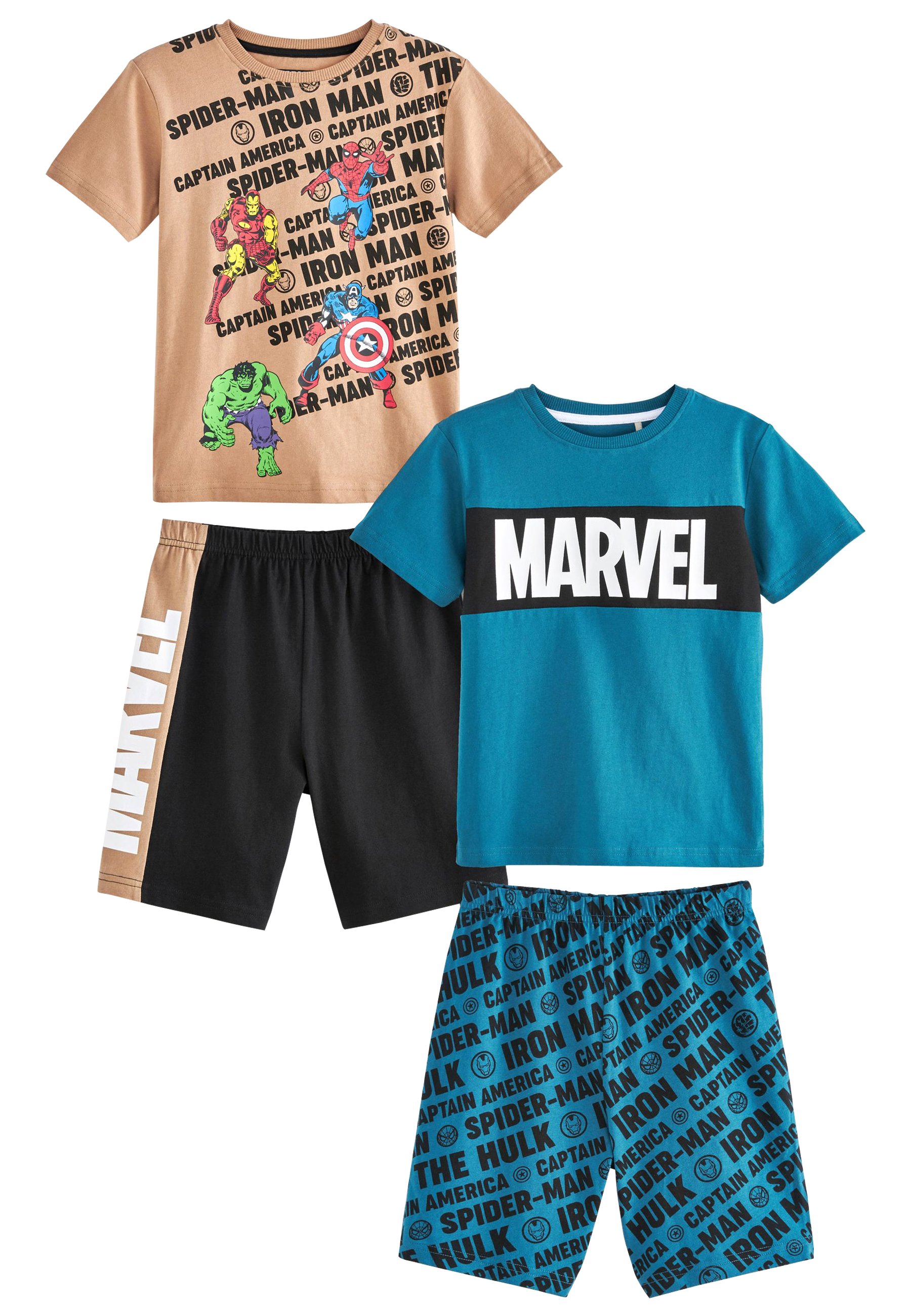 Next 2 PACK - Pijama - yellow purple varsity/morado - Zalando.es