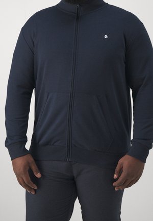 Felpa con zip - dark blue