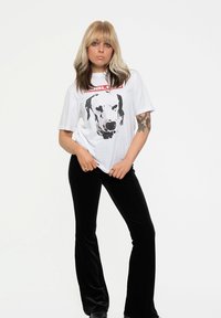 Paradiso Clothing SUBLIME DOG LOGO UNISEX - Print T-shirt - white