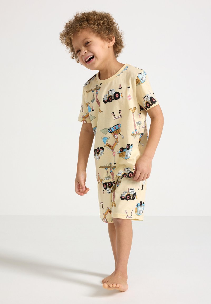 Lindex SET - Pigiama - light yellow