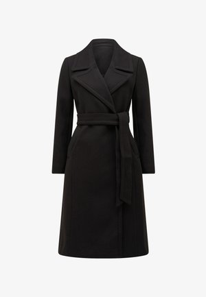 Forever New Petite POLLY WRAP COAT - Klasický kabát - black