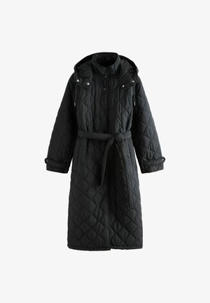 Next, LONG QUILTED JACKET - Wintermantel - black