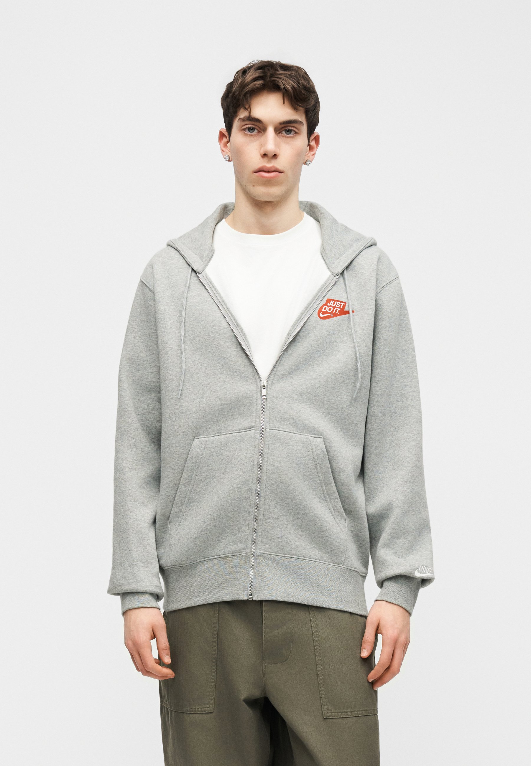 トップス 00s old nike zip up hoodie gray orange Clemson | Clemson Nike Full Zip Fitness Hoodie | Alumni Hall