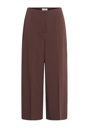 Soaked in Luxury, SOAKED IN LUXURY SLCORINNE WIDE PANTS - Stoffhose - brown stone