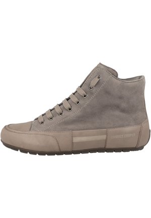 High-top trainers - taupe d