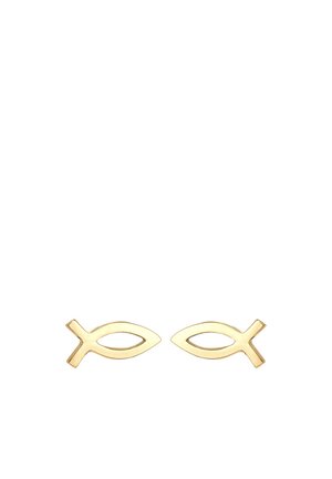 RELIGION FISH - Auskarai - gold-coloured