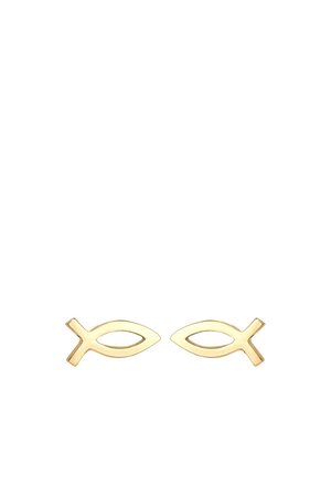 Elli RELIGION FISH - Oorbellen - gold-coloured