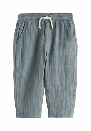 REGULAR FIT - SOFT TEXTURED PULL ON - Stoffhose - blue