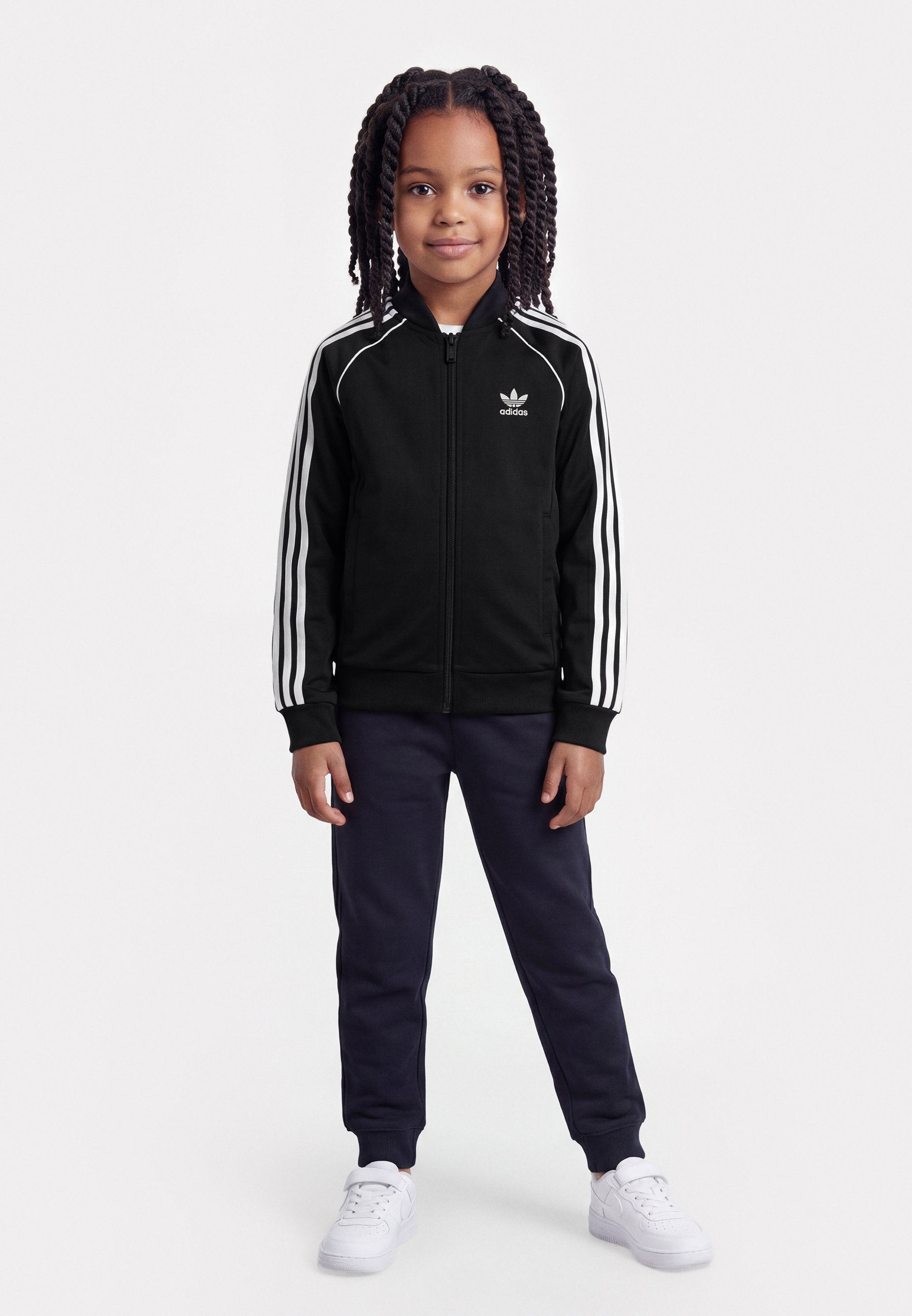adidas Originals SUPERSTAR TRACK TOP-JUNIOR - Sweatjacke -  black/white/schwarz - Zalando