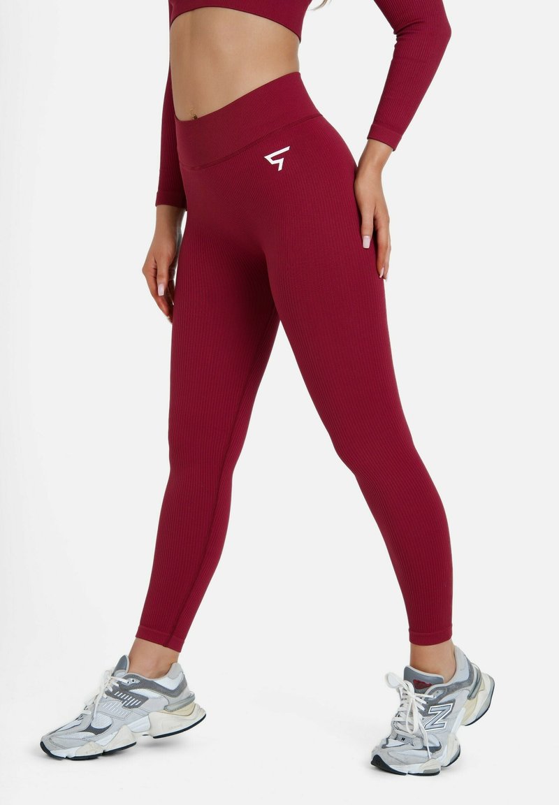 SQUATPROOF CONVEY SEAMLESS - Leggings - wine