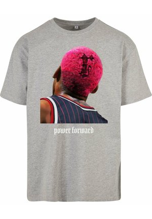Print T-shirt - grey