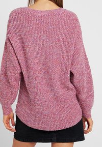 VILA Strickpullover - red