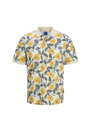 Jack & Jones, All Over Print - Poloshirt - buttercream