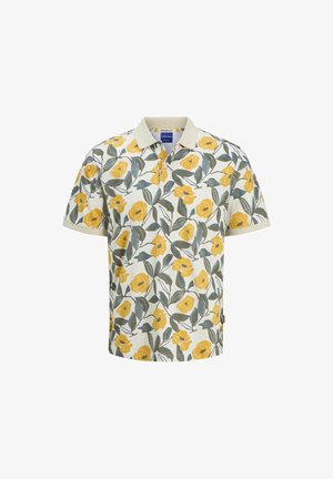 Jack & Jones, All Over Print - Poloshirt - buttercream