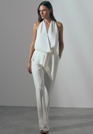 REGULAR FIT - APRIL DRAPE FRONT BRIDAL - Kombinezons - ivory