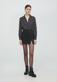 Terranova CON SPACCO - Minigonna - nero