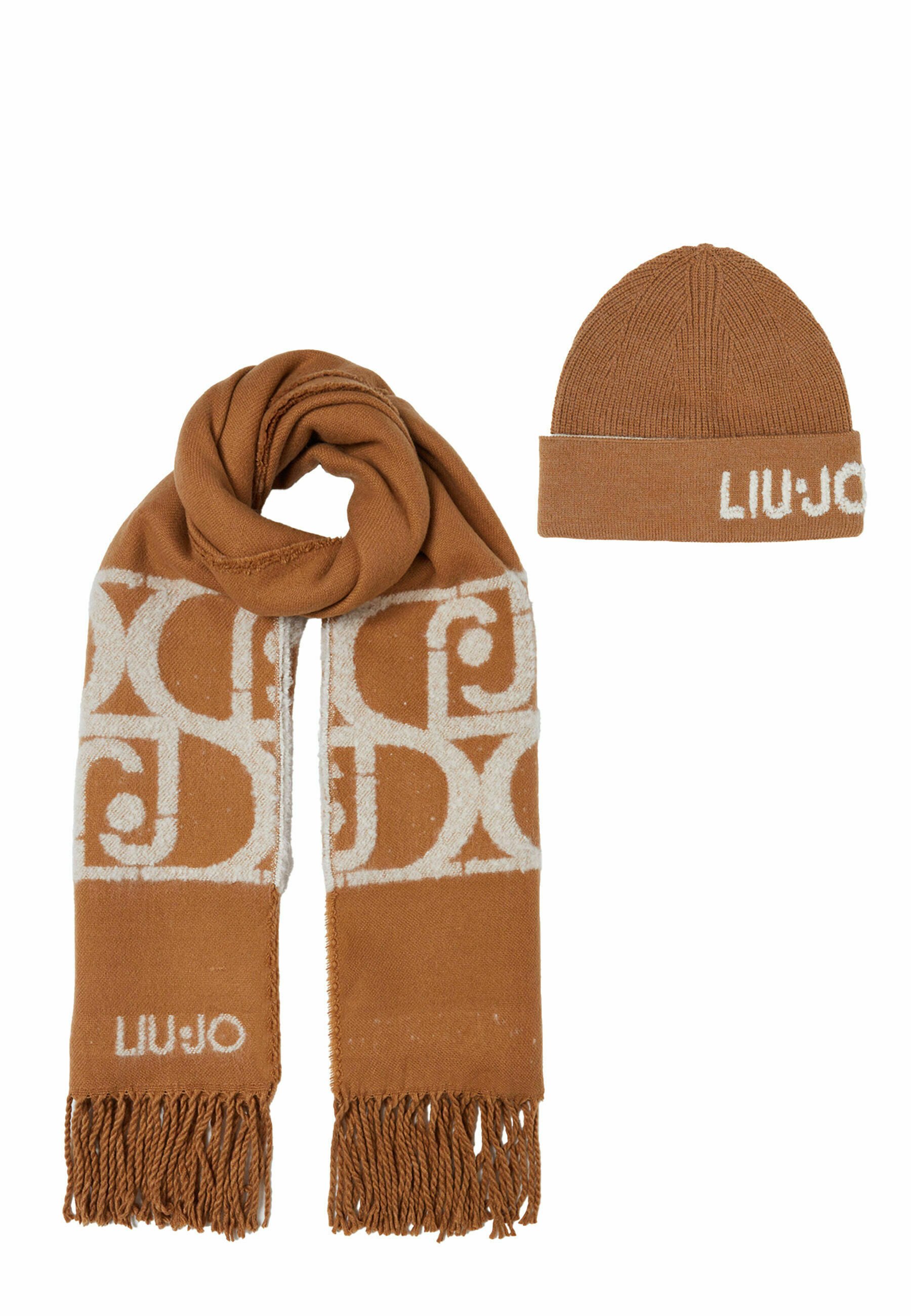 スカーフ LIU JO Woman Scarf Camel 2F3142T0300 00070 LIU JO WITH LOGO - Sjaal - 00070/camel - Zalando.be
