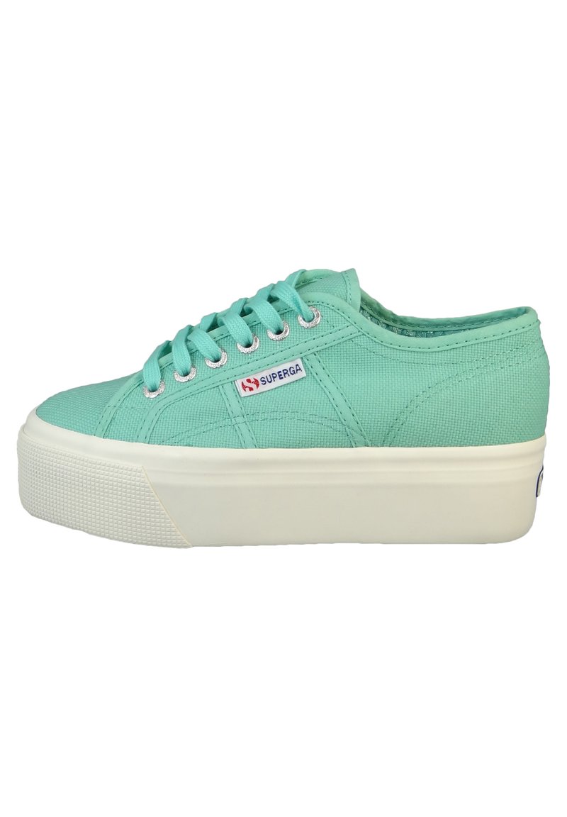 Superga 2790-COTW LINEA UP AND DOWN LOW TOP zielony
