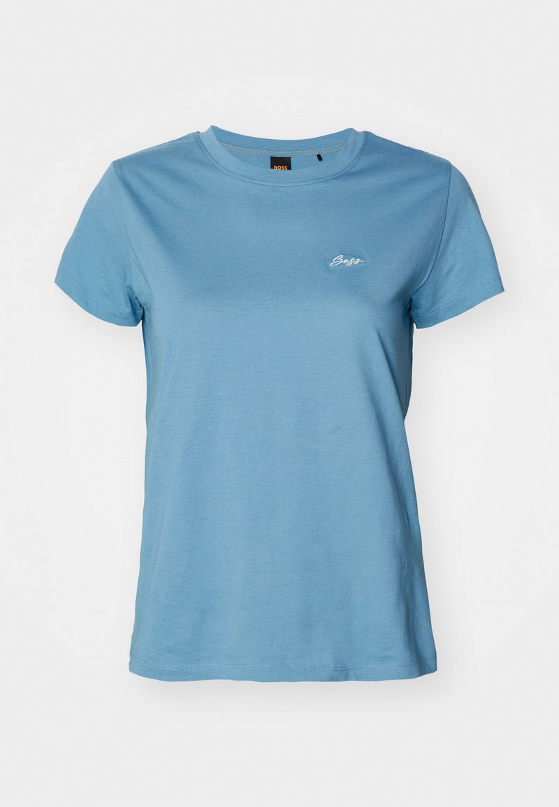 Boss T-shirt basic blauw Boss T-shirt basic blauw