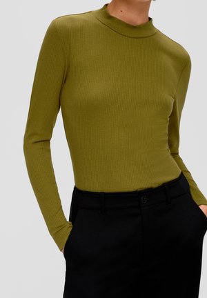 Langærmet T-shirt - dark green