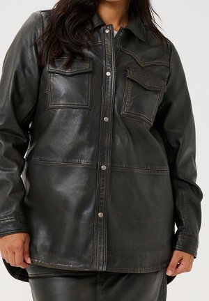 Veste en cuir - black