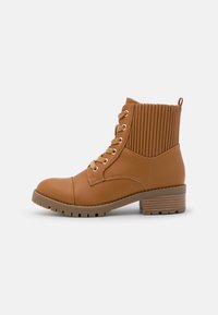 Anna Field Bottines à lacets - cognac