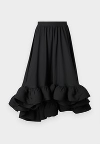 ADRIANA FRILLED  - Jupe trapèze - black