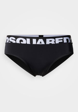 SUNSET CHASER LOGO SWIM BRIEF - Plavky slipy - black/white