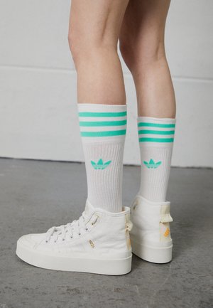 NIZZA BONEGA MID - Sneakers alte - crystal white/white/off white
