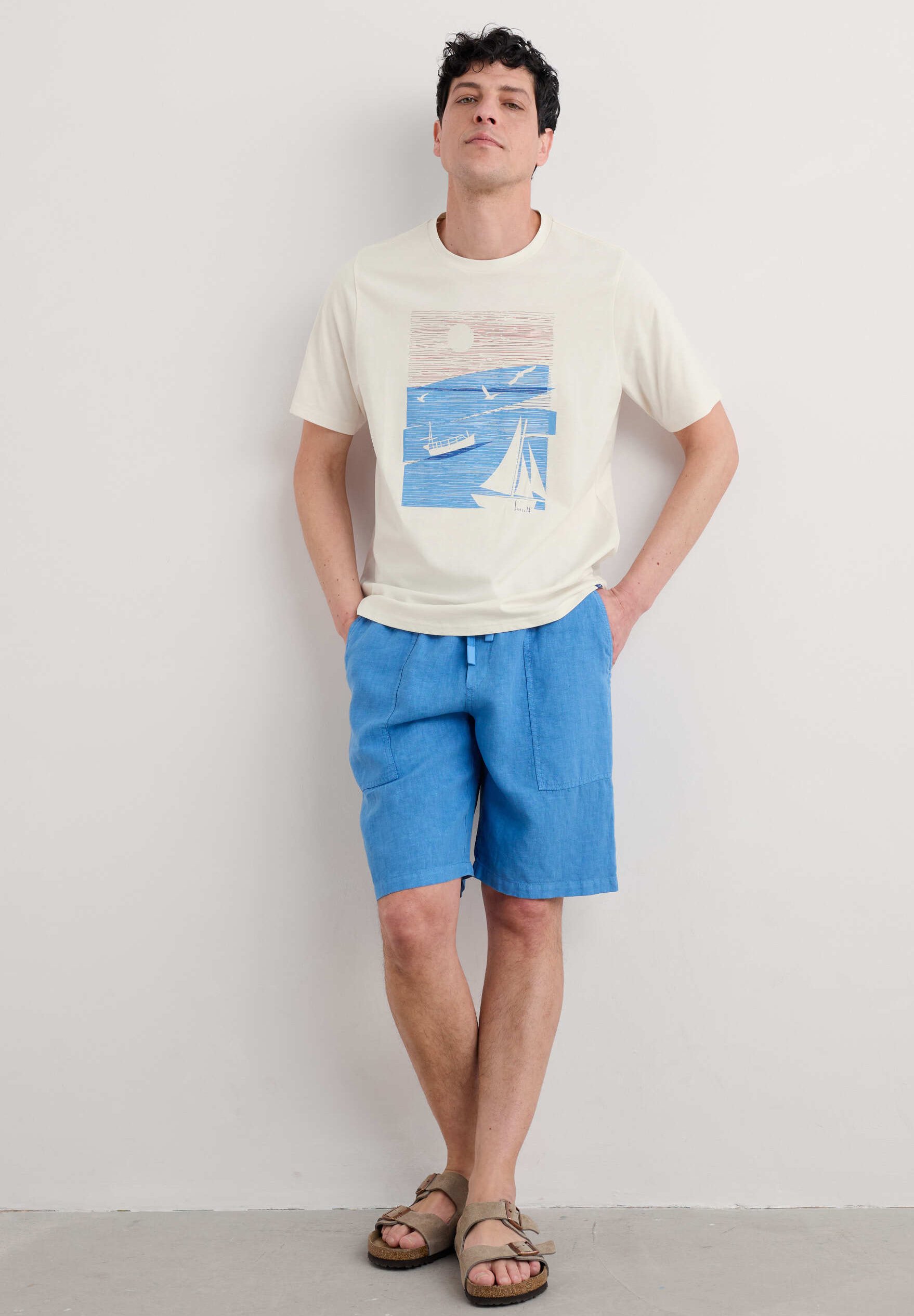 Scotch & Soda - T-shirt z nadrukiem/biały - Zalando.pl