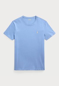 CUSTOM SLIM FIT JERSEY CREWNECK T-SHIRT - Basic póló - channel blue