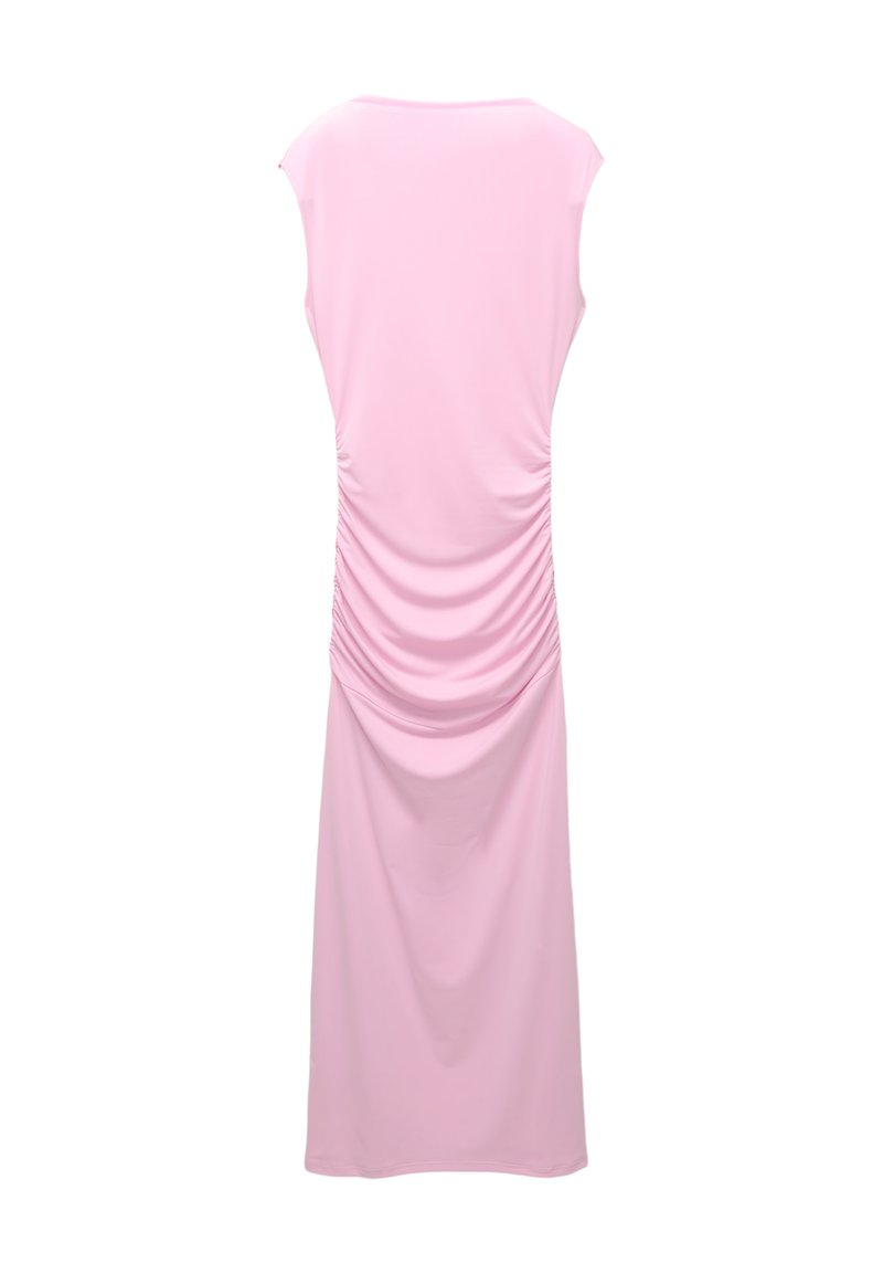 PULL&BEAR Maxi-jurk donkerroze
