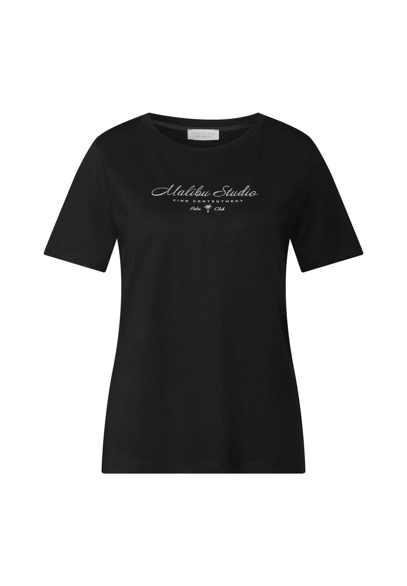 Street One Studio T-Shirt Femme F322822 – Basique Décontracté Pour Tous Les Jours