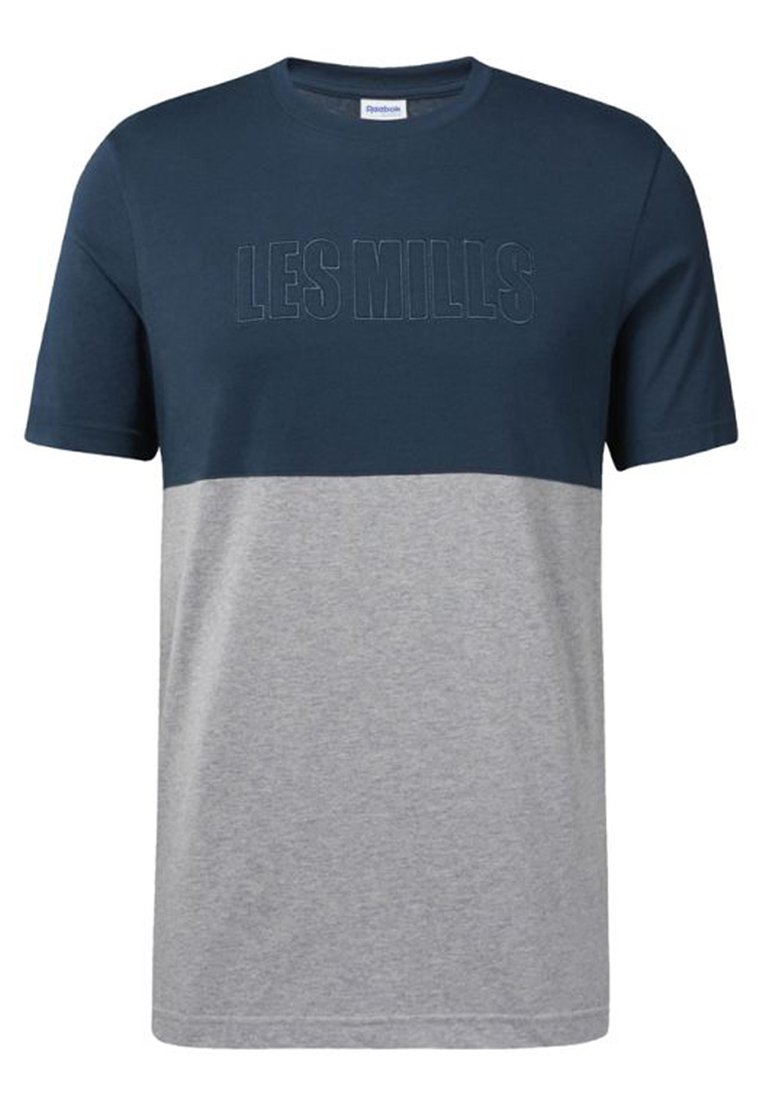 Reebok T-shirt print blauw