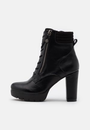 Bottines à talons hauts - black