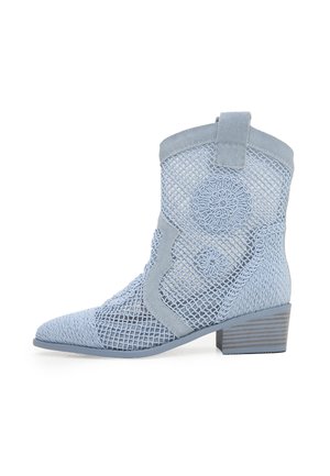 Cesare Gaspari, Cowboy- / bikerstøvlette - light blue